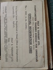 Sk263 ephemera 1947 felt - sk263,