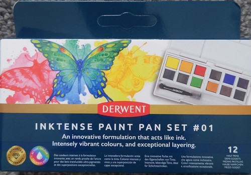 Derwent inktense paint pan - paint,