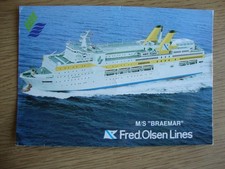 Fred Olsen Lines - MS Braemar
