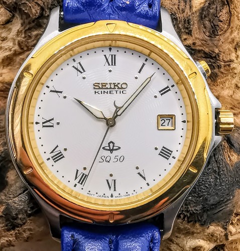 Vintage seiko sq50 kinetic - vintage,