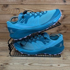 Salomon Trainers Womens Size UK 7 Sense Ride 4 Blue Hiking Trail Outdoor Shoes