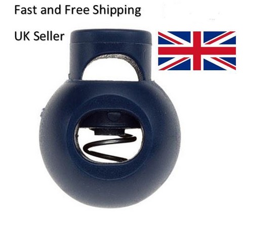 Spring loaded plastic - plastic, round