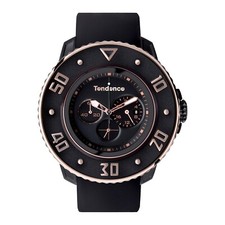 Tendence Gulliver Slim- black Rose gold Unisex Quartz Watch G-52 T0060004