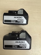 2х Hikoki 18V 5Ah Baterries Hitachi Battery 
