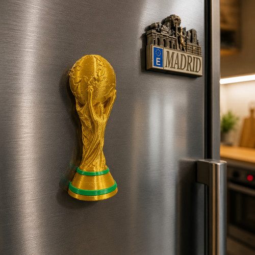 Printed world cup trophy - printed,