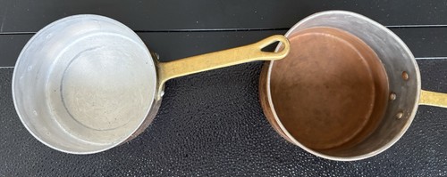 Vintage small copper sauce - small,