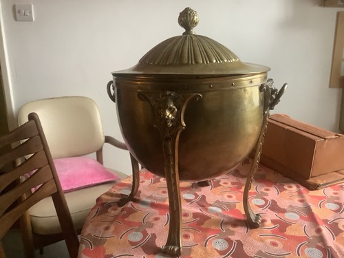 Brass metal coal - metal, scuttle