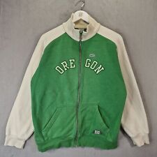 Nike Sweatshirt Jacket Youth XL 13-15 Years Green Oregon Vintage Y2k Zip Up
