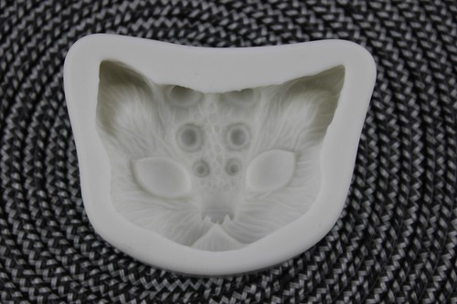 Devil cat head mould silicone - devil,