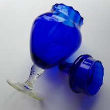 Empoli glass apothecary jar