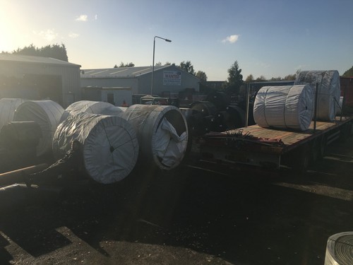 New rubber conveyor belting - new,