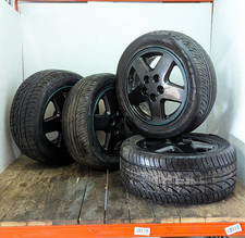 Toyota MR2 SW20 OEM 5x114.3 6J + 7J 15" Anthracite Staggered Wheel Set