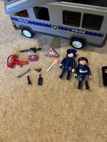 Playmobil police van - van, with
