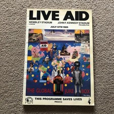 Live Aid Programme 13/07/85