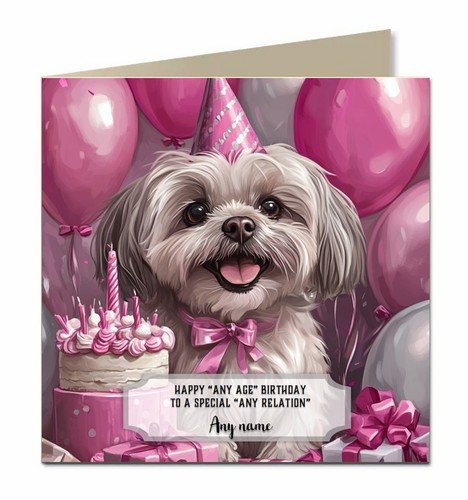 Personalised birthday card - birthday,