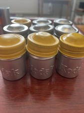 9x 35mm Metal Film Canisters
