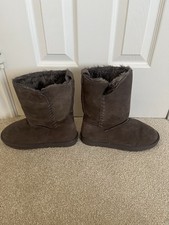 Fat face Grey Suede Boots Size