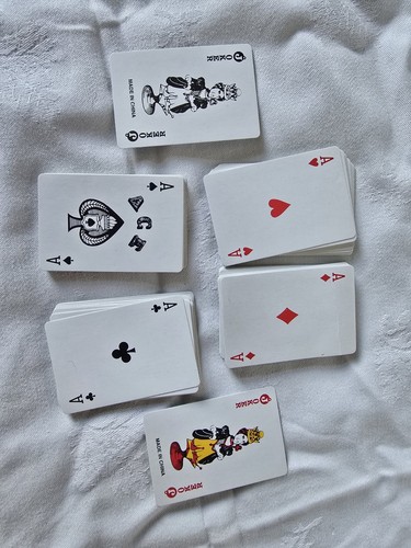 Vintage miniature playing - vintage,