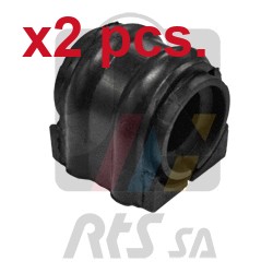 Pcs front fits both - x2, sides