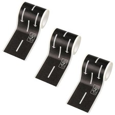 3 Rolls Black Car Road Washi