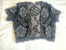 Phase Eight Bolero Size 10 Sequin embellished Short Sleeved.  