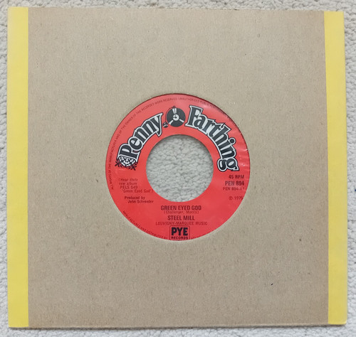 Steel mill green eyed god - god, 7"