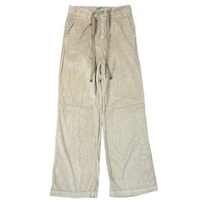 United Colours Of Benetton Corduroy Trousers Pants Cord Beige Womens UK 8