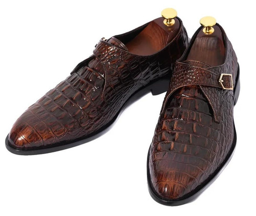 Handmade black color - color, alligator