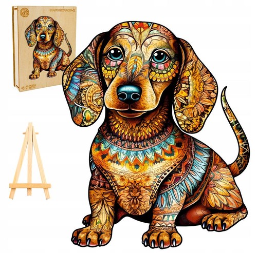 Wooden dachshund puzzles - dachshund, for