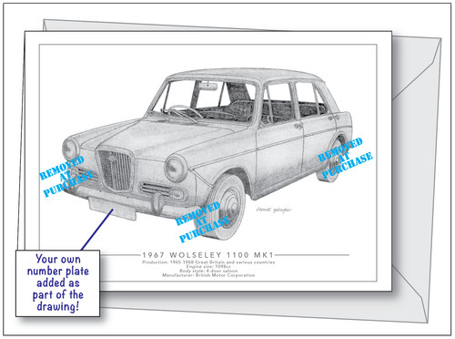 Wolseley 1100 mk1 personalised - wolseley,