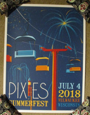 PIXIES concert gig tour poster
