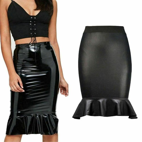 Ladies pencil skirt wet - ladies, look
