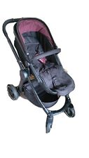 Mothercare Journey Travel System  Pushchair and car seat -Black and Burgundy 