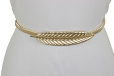 Women Gold Metal Stretch