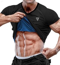 RDX Sauna Shirt Certified Heat Trapping Sweat Suit Gym Workout Tank Top Trimmer