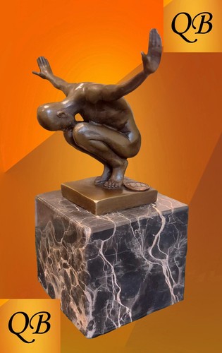 Art deco bronze - bronze, figurine