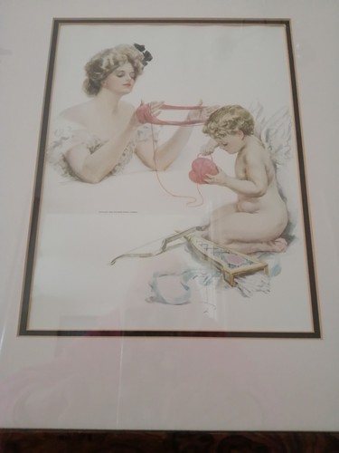 Genuine framed signed print - genuine,