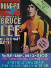 KUNG-FU MONTHLY No. 40 Vintage 1970's UK Poster-Mag Featuring BRUCE LEE (MINT)