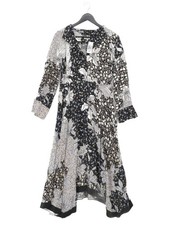 Jigsaw A-Line Maxi Dress UK12 in Multi