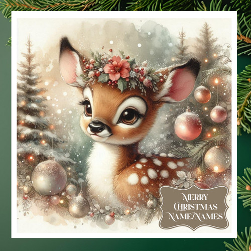 Personalised baby deer - baby,
