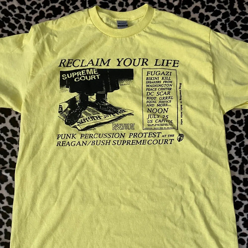 Fugazi vintage flyer shirt - fugazi,