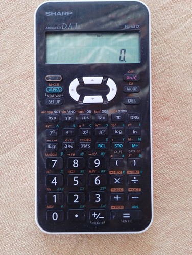 Sharp el531x calculator - el531x,