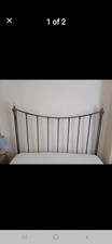 Ornate Double Metal Headboard