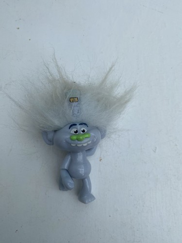 Grey dancing troll toy - troll,