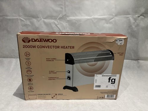 Daewoo 2000w convector - 2000w, heater
