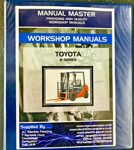 Toyota forklift 8fd - 8fg, 8