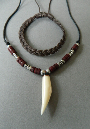 Shark tooth replica necklace - tooth,