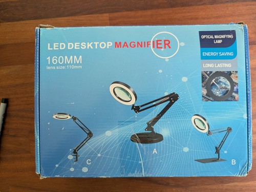 Led magnifying desk - led,