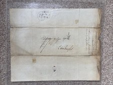 GB Old Letter Inverness To Edinburgh 1834 Nice Postmarks