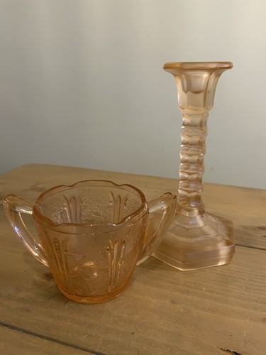 Vintage art deco pink - vintage,
